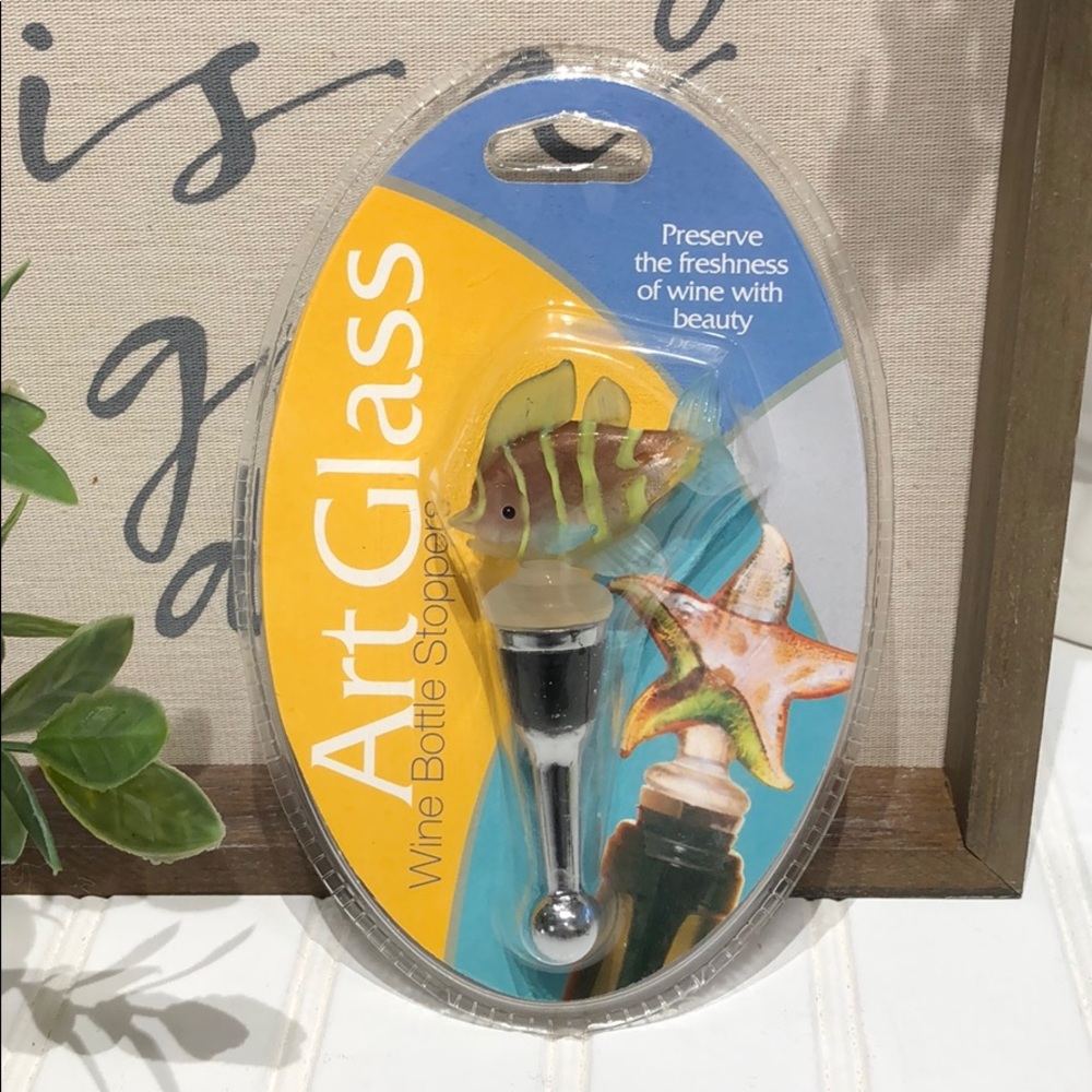 Art Glass wine bottle stopper